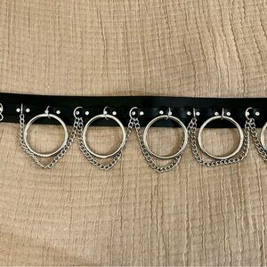 Black Chain O-Ring Belt